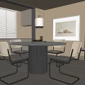 Middle Ancient Restaurant 3d model