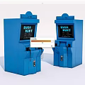 Modern game machine Old game machine 3d model