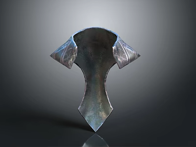 Modern Metallic Daily Living Product With Folded Edges And Smooth Curved Surface For Home Decoration 3d model