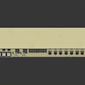 Industrial Control Panel With Multiple Panels Gauges Buttons Switches And Indicators