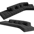 Modern Multiplayer Sofa 3d model