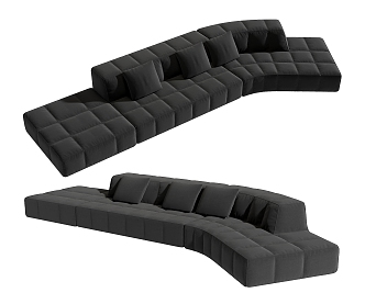 Modern Multiplayer Sofa 3d model