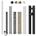 Modern Bathroom Accessories Metal Towel Racks in Various Colors and Styles
