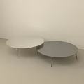 Modern Minimalist Coffee Tables With Sleek Surface And Metal Legs In Light Room