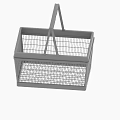 Portable Metal Storage Cage With Durable Wire Mesh And Sturdy Handle 3d model