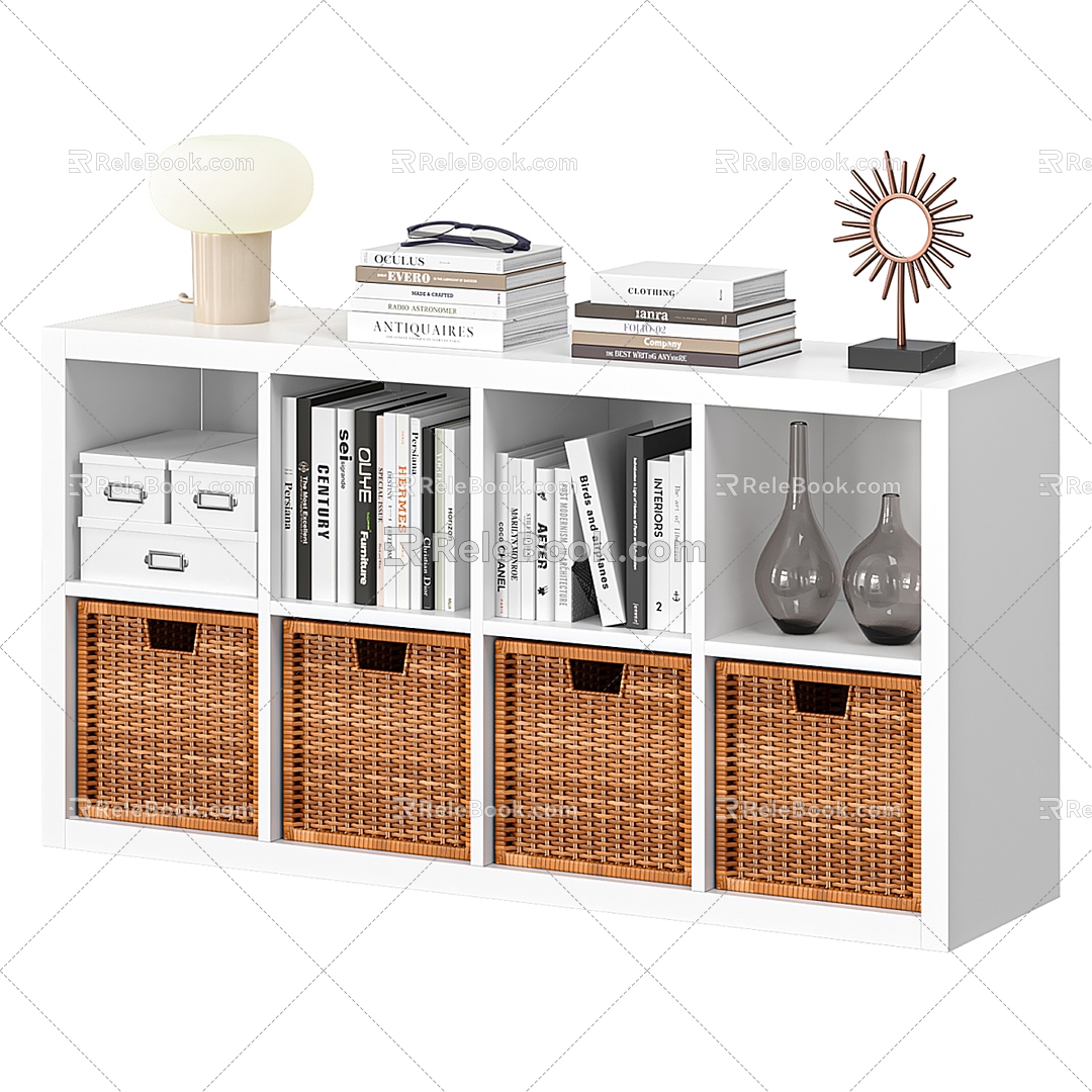 IKEA KALLAX shelving unit 77cm 3d model