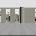 CLAIRE DE LUNE Clothing Store Modern Interior With Display Racks Plants And Fashion Apparel