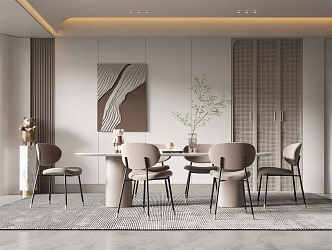Modern Restaurant Home Restaurant 3d model