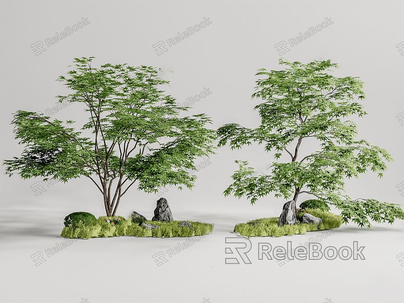 Modern Tree Landscape Tree Garden Tree Ornamental Tree model