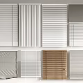 Different Types of Modern Blinds with Various Materials and Color Options