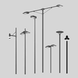 Modern Street Lights Outdoor Lights 3d model