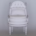 Luxurious Purple Armchair With Gold Accent Frame Tufted Back And Green Decorative Pillow