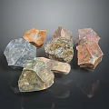 Rock Rock Block Rock Block Rock Specimen Boulder Big Stone Block Rock Stratum Rock Stratum Rock Stratum Rock 3d model