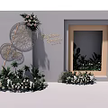 Modern Meichen Window 3d model