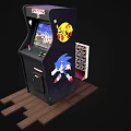 Modern game arcade 3d model