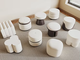 Modern Stool 3d model