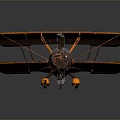 Modern Aircraft Cartoon Aircraft Vintage Aircraft World War II Aircraft 3d model