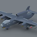 Advanced Modern Military Fighter Jet With Gray Airframe Mounted Missiles And Aerodynamic Wings 3d model
