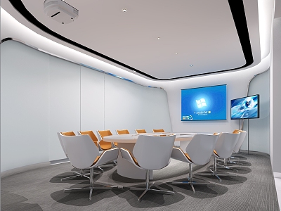 Modern Meeting Room High-tech Meeting Room 3d model