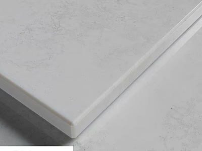 White Building Component Featuring Smooth Surface And Natural Texture For Interior Design 3d model