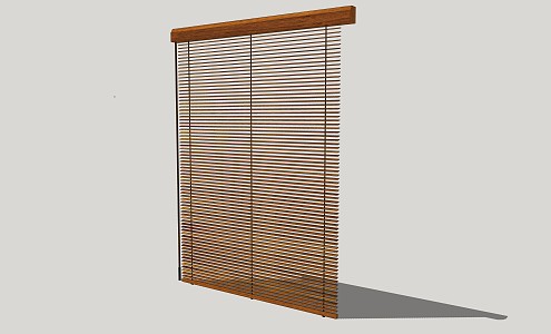 Modern venetian blinds Wooden blinds 3d model