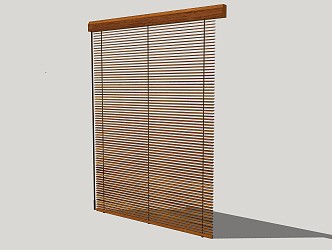 Modern venetian blinds Wooden blinds 3d model