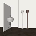 Quiet Wind Floor Lamp 3d model