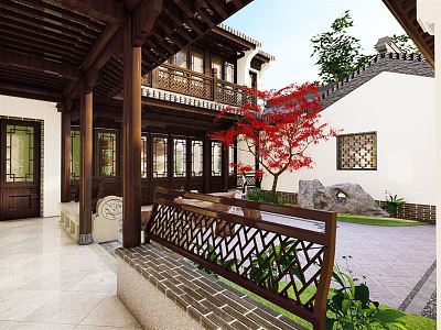 Chinese single-family villa model