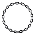 Modern Iron Metal Chain Metal Decorations 3d model