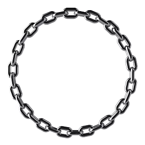 Modern Iron Metal Chain Metal Decorations 3d model