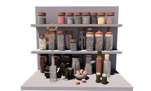 Modern seasoning bottle seasoning 3d model