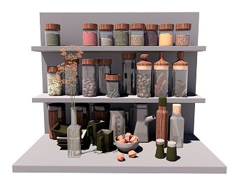 Modern seasoning bottle seasoning 3d model