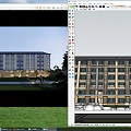 Modern Residential Building 3d model