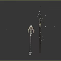 Scepter Ancient Scepter Cane Ancient Scepter Magic Scepter Metal Scepter Classical Scepter Magic Scepter 3d model