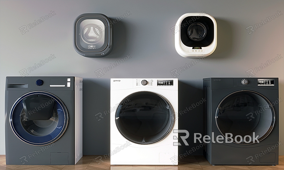 Modern Washer Dryer Wall Mounted Washing Machine model