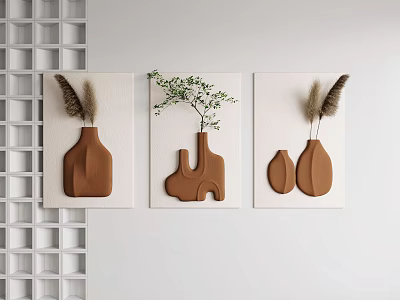 Modern Wall Decoration Plant Wall Decoration 3d model
