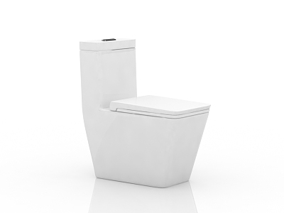 Modern toilet seat 3d model