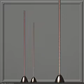 Modern Sleek Tall Slim LED Strip Illuminated Floor Lamp for Home Interior Design
