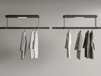 Modern drying rack electric drying rack clothes clothing 3d model
