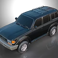 Black Off Road SUV With Roof Rack And Large Tires Exterior Design