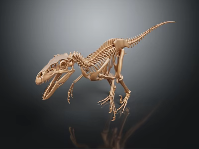 3D Printed Anatomical Dinosaur Skeleton Model Medical Device for Educational Use 3d model 3D Printed Anatomical Dinosaur Skeleton Model Medical Device for Educational Use 3d model