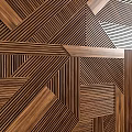 Stylish Wooden Panels Featuring Geometric Patterns And Striped Designs For Modern Interiors