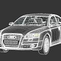 Audi A6L 2005 Audi 3d model