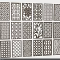 Decorative Wooden Room Dividers With Various Intricate Laser Cut Patterns