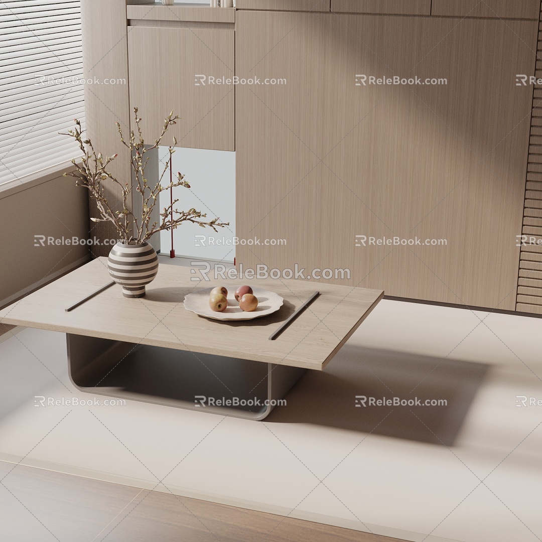 Modern coffee table model