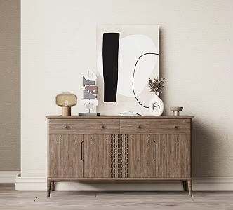Side Cabinet Decorative Cabinet 3d model