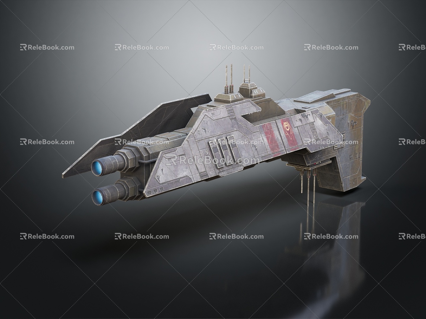 Modern fighter sci-fi fighter sci-fi fighter 3d model