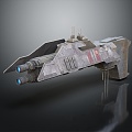 Modern fighter sci-fi fighter sci-fi fighter 3d model