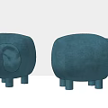modern sofa stool elephant sofa stool 3d model