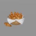 Bread Toast Can Ode 3d model